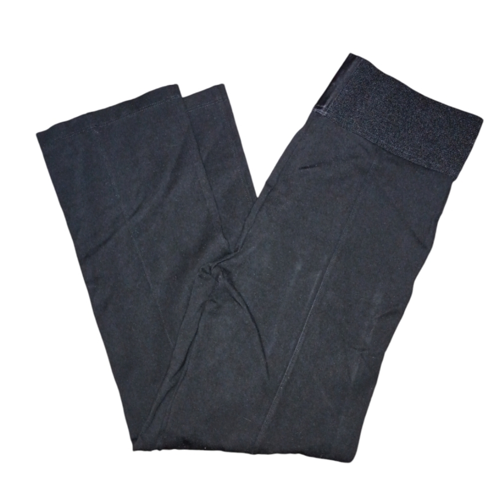 Calvin Klein Black Knit Track Pants with Elastic Waistband
